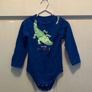 Garanimals Blue and Green Crocodile Kids Bodysuit